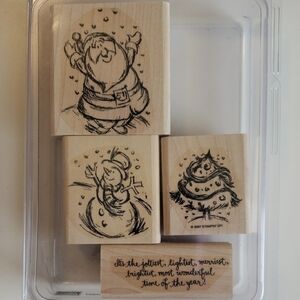 Stampin' Up! Holiday Rubber Stamp Set